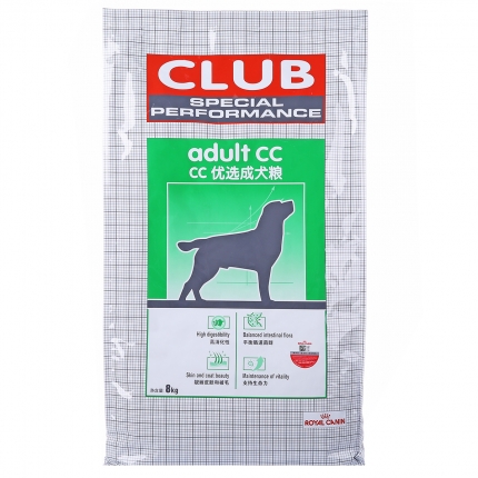 ROYAL CANIN 法国皇家 CC成犬粮狗粮8kg   93元包邮（108-15）