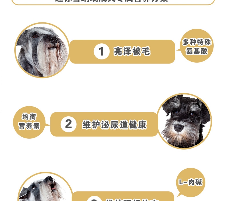 法国皇家ROYAL CANIN 迷你雪纳瑞成犬粮 3kg