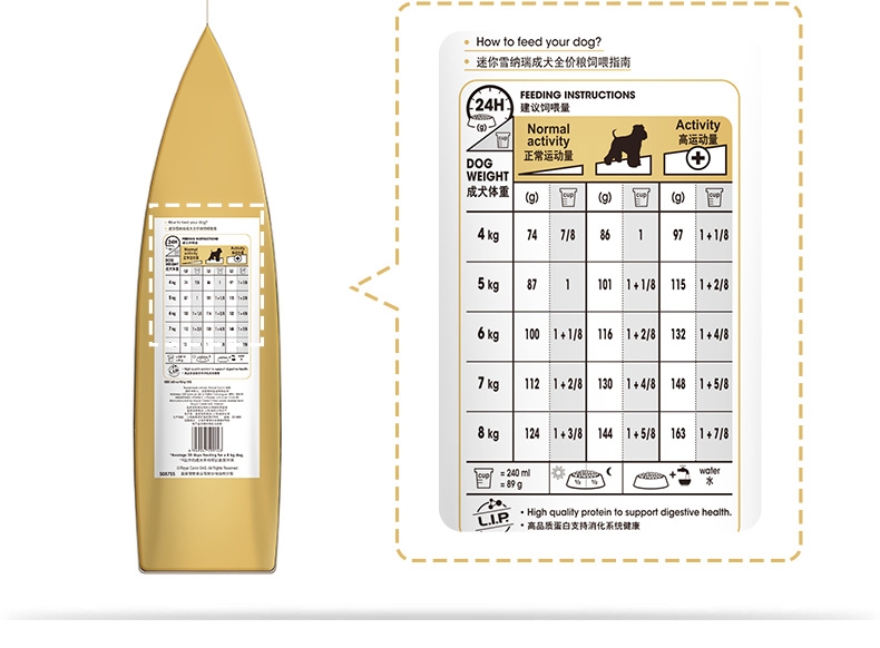 法国皇家ROYAL CANIN 迷你雪纳瑞成犬粮 3kg