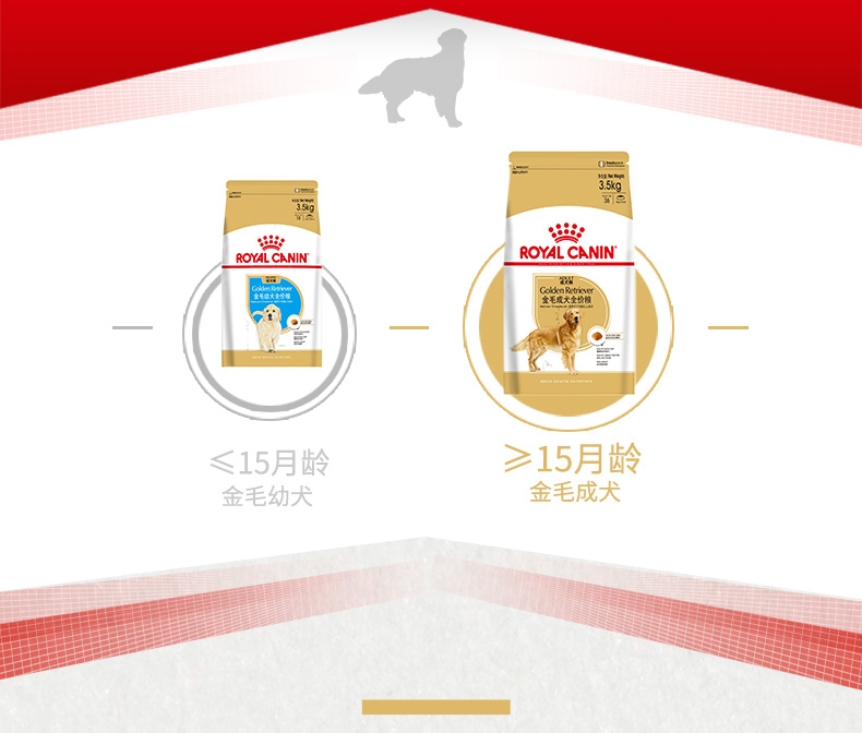 法国皇家ROYAL CANIN 金毛成犬粮 14kg(3.5kg*4)