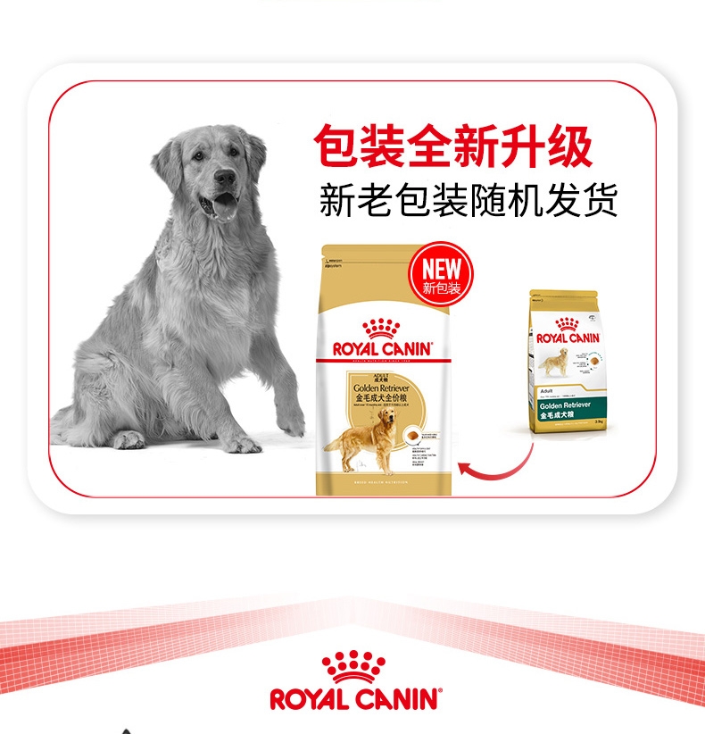 法国皇家ROYAL CANIN 金毛成犬粮 14kg(3.5kg*4)