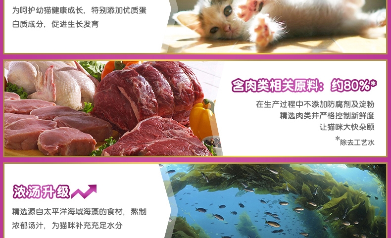 伟嘉 精选牛肉妙鲜包幼猫湿粮 85g