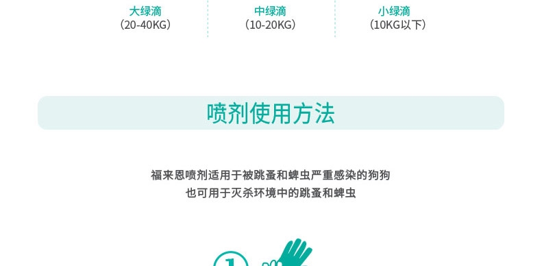福来恩 犬猫灭蜱虫跳蚤喷剂250ml 猫狗体外驱虫药