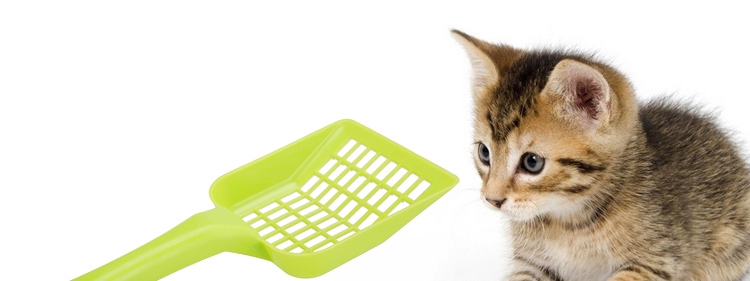 千羽 小网格塑料猫砂铲 镂空设计