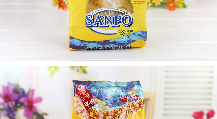 珍宝 成猫粮精选海洋鱼猫粮500g 明亮眼睛
