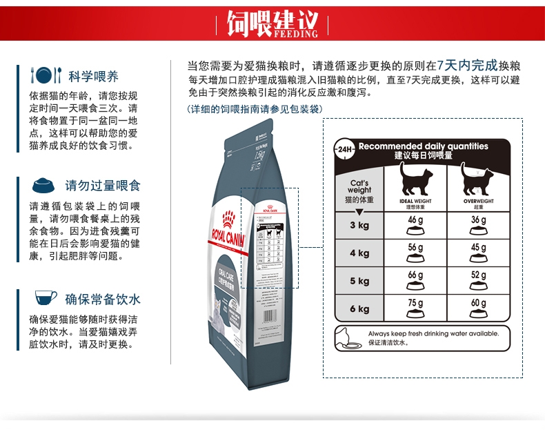 法国皇家ROYAL CANIN 口腔护理(去牙结石)成猫粮1.5kg OS30