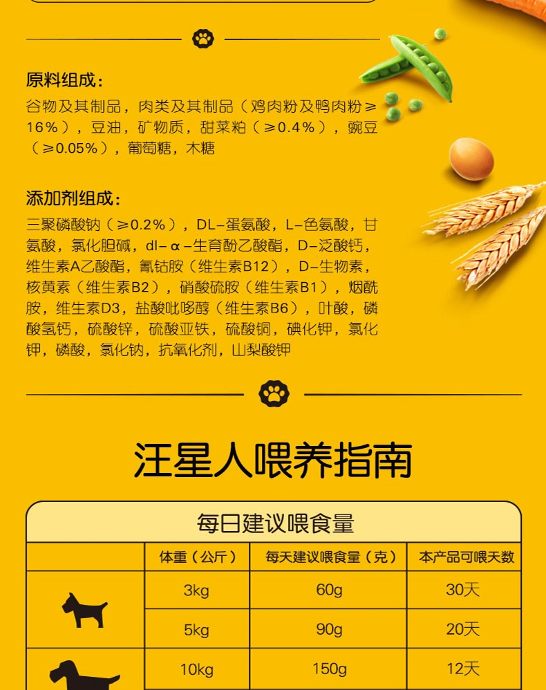 宝路Pedigree 鸡肉蔬菜口味中小型犬成犬粮 1.8kg