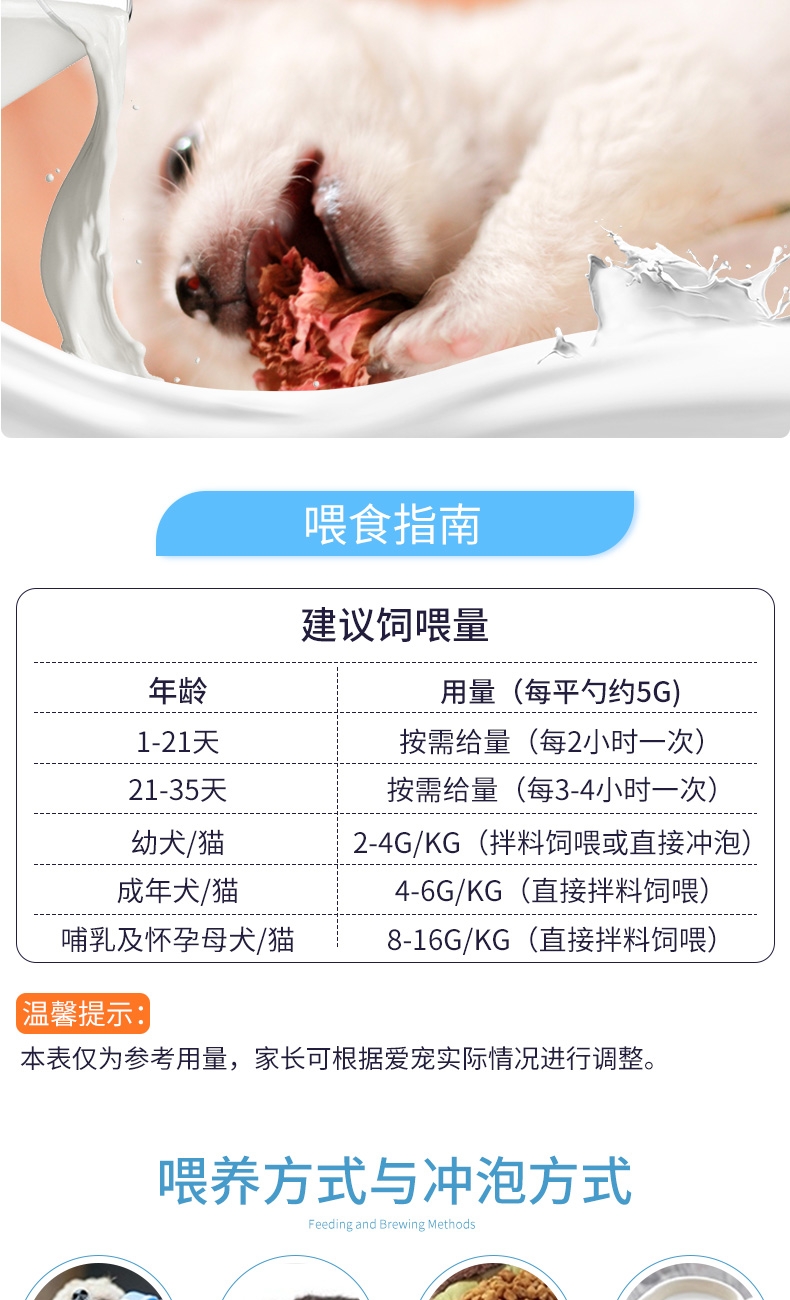 BOTH 山羊奶粉450g 适用幼猫幼犬怀孕犬猫 提高免疫力