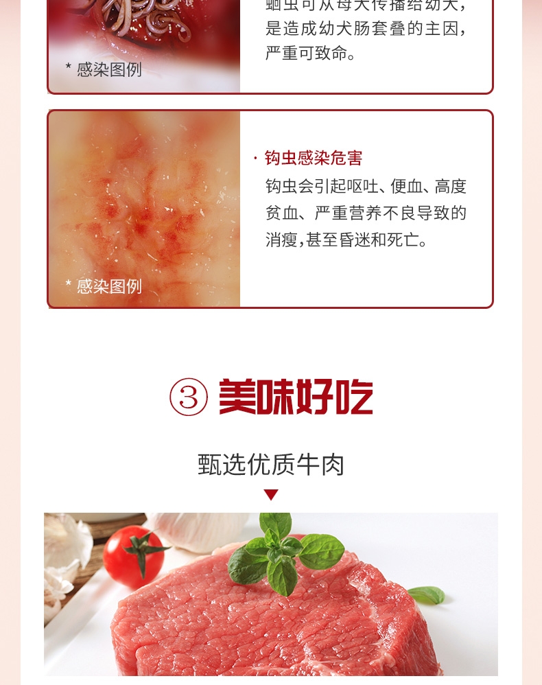犬心保 犬用体内驱虫 口服 适用23kg-45kg大型犬 6粒整盒/6个月剂量 美国进口