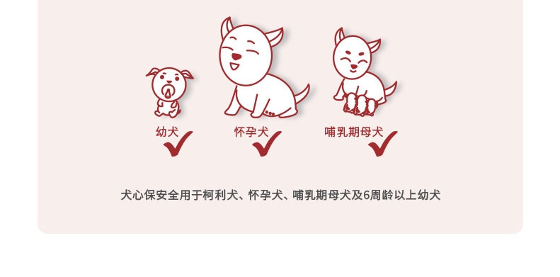 福来恩犬心保 牛肉块11kg内小型犬体内驱虫药单粒 蛔虫钩虫心丝虫打虫药