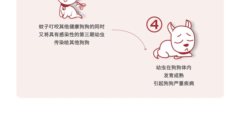 福来恩犬心保 牛肉块11kg内小型犬体内驱虫药单粒 蛔虫钩虫心丝虫打虫药