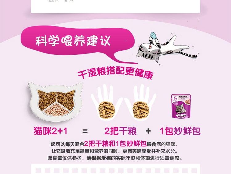 伟嘉 幼猫粮吞拿鱼及三文鱼味猫粮1.2kg
