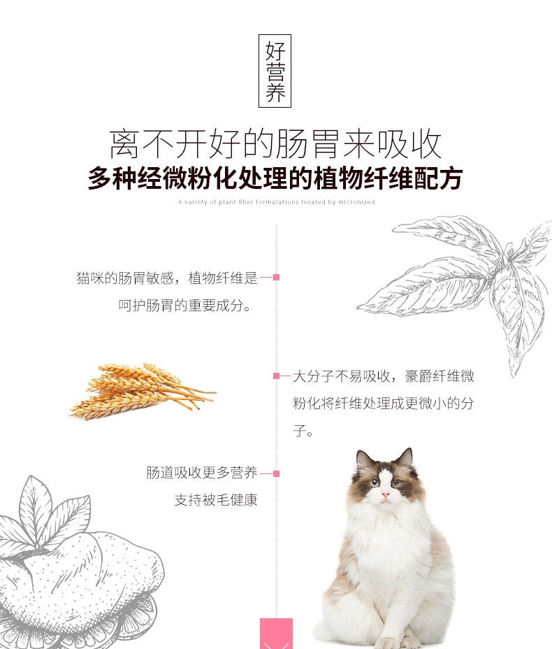 豪爵 挑嘴猫粮3kg加送300g