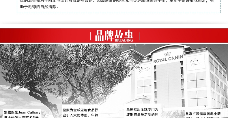 法国皇家ROYAL CANIN 去毛球成猫粮2kg IH34