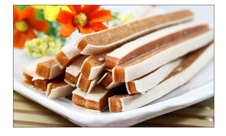 曼劳 鸡肉鳕鱼亮毛三文治美毛狗零食 400g