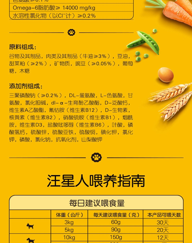 宝路Pedigree 牛肉蔬菜口味大龄犬犬粮 1.8kg