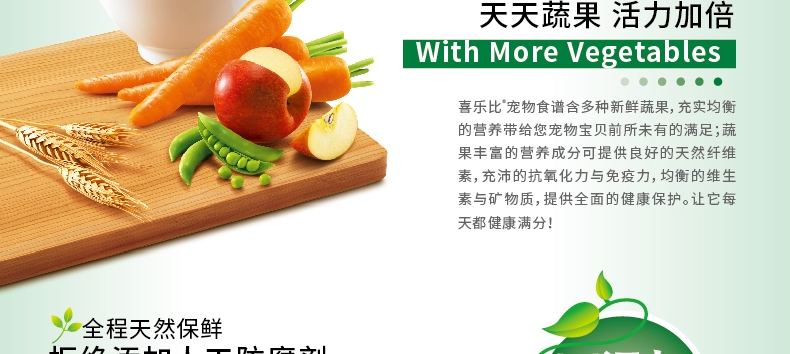 喜乐比Sharlovy 鸡肉蔬果健康幼犬粮 15kg