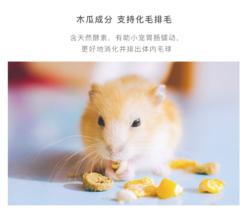 纽安吉 仓鼠全日综合营养粮 800g豪华配料