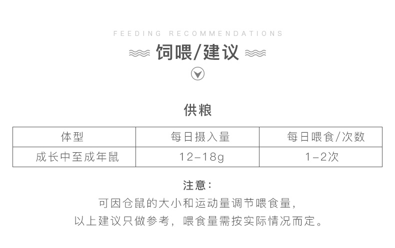 纽安吉 仓鼠全日综合营养粮 800g豪华配料
