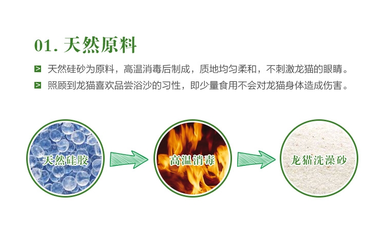 Minishow迷你秀绿茶味龙猫仓鼠洗澡砂2kg