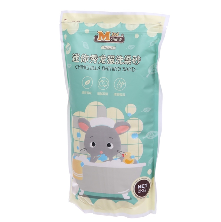 Minishow迷你秀绿茶味龙猫仓鼠洗澡砂2kg