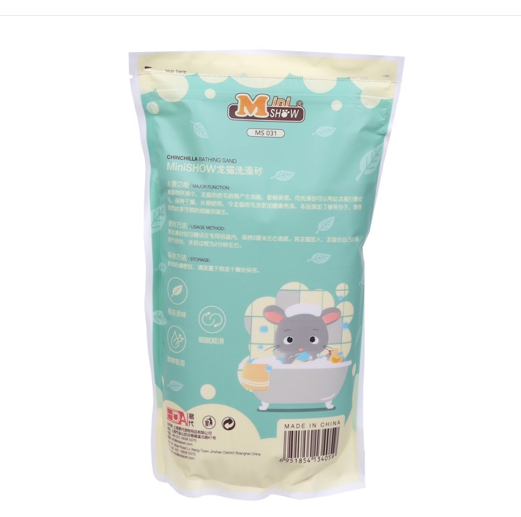 Minishow迷你秀绿茶味龙猫仓鼠洗澡砂2kg