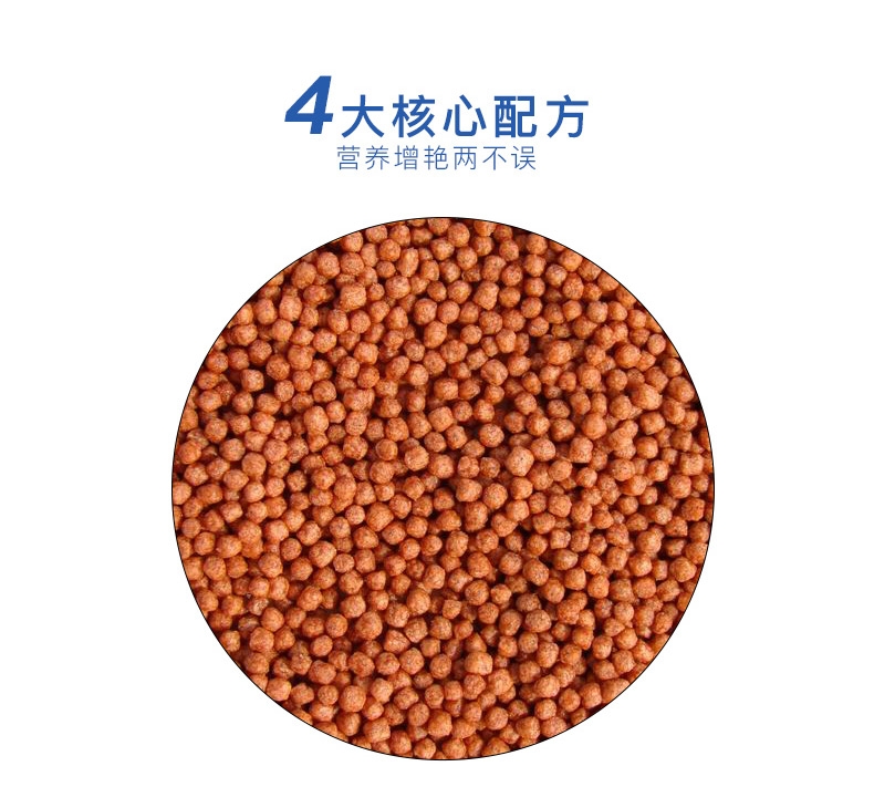 水亿方 金鱼专用鱼食 复合营养鱼粮 200g