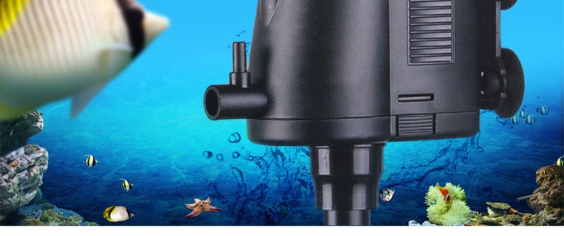 静音松宝WP系列水族箱潜水泵带喷氧