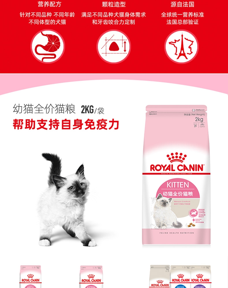 法国皇家 孕猫及12个月以下幼猫粮 K36 10kg