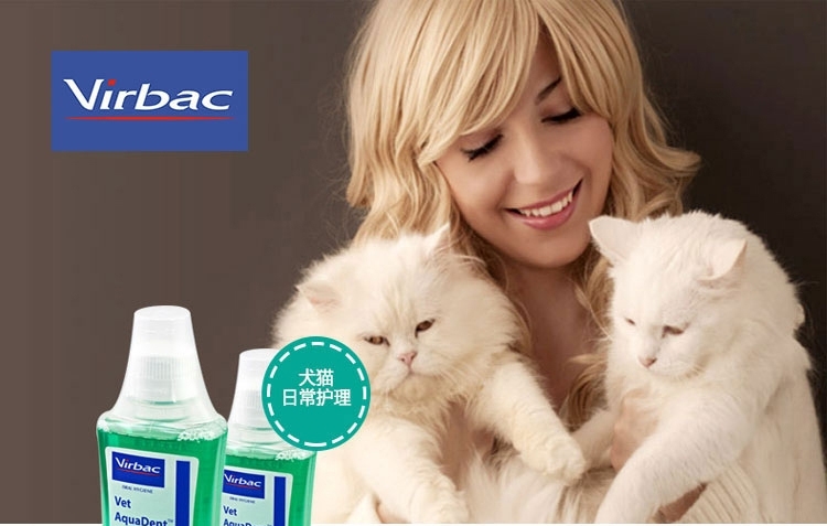 法国维克Virbac 益口清饮水洁牙液250ml 漱口水清新口气去口臭