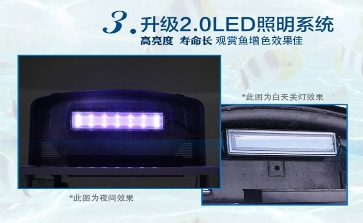 闽江 玻璃水族箱鱼缸HR3-480 48cm长