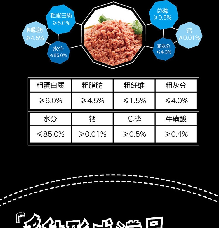 顽皮Wanpy happy100系列成犬牛肉午餐肉鲜封包80g 狗湿粮