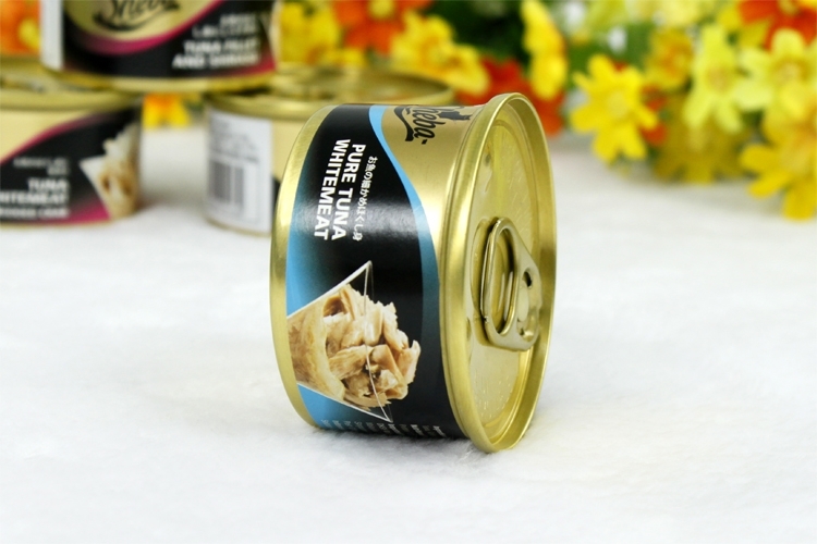 希宝 白身吞拿鱼猫罐头85g 猫湿粮