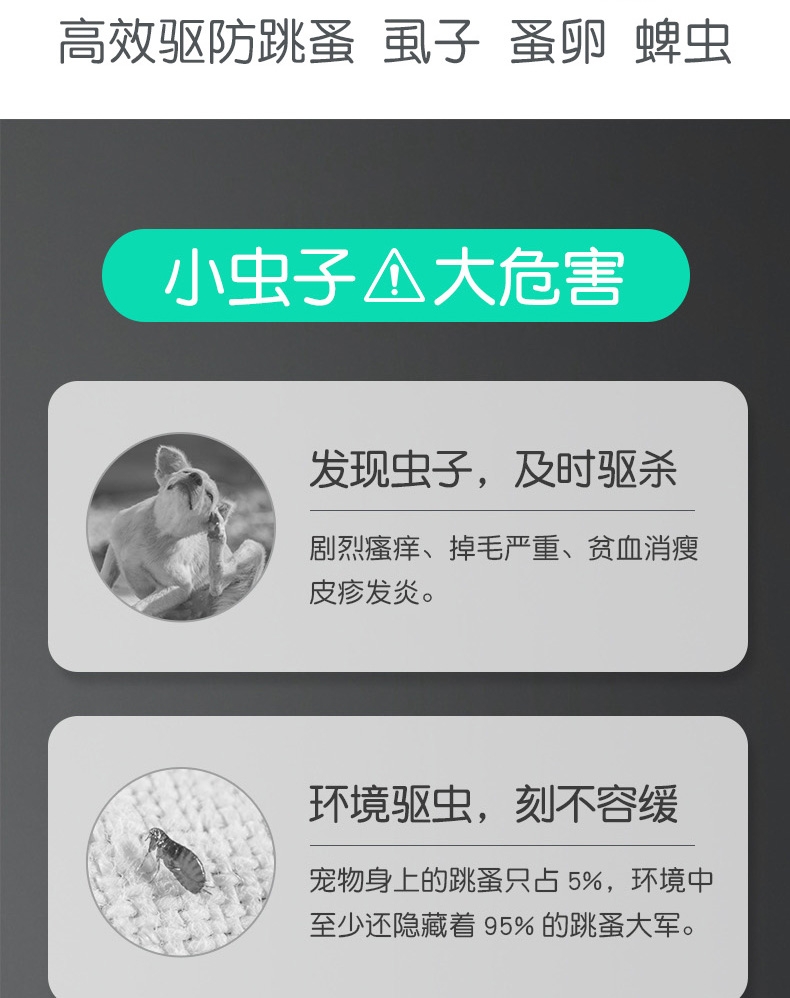 小宠EHD 犬猫体外驱虫 喷剂60ml