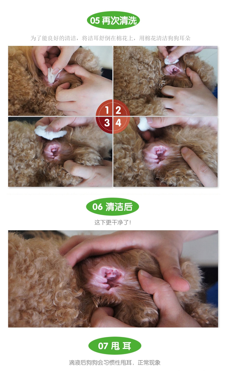小宠EHD 洁耳舒50ml 滴耳液洗耳水预防耳螨耳炎
