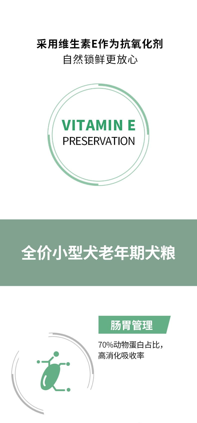 醇粹 小型犬老年期犬粮 1.5kg 55%肉含量