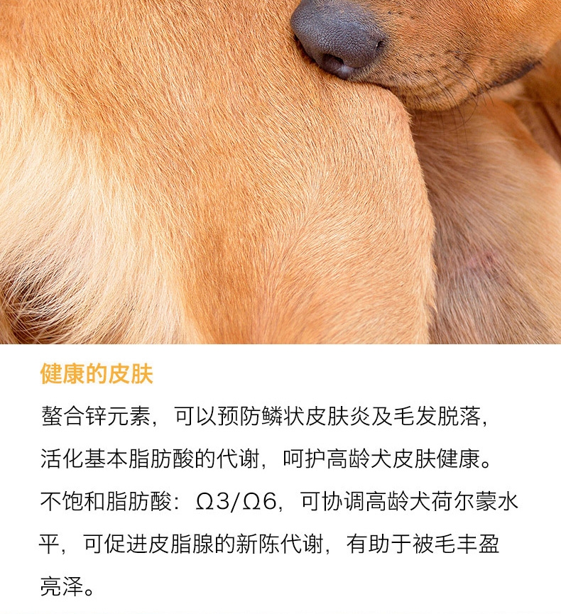 醇粹 高龄老年犬粮高吸收天然狗粮3kg