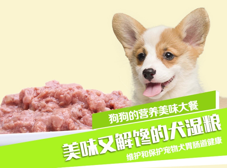 怡亲Yoken 幼犬牛肉蔬菜湿粮110g