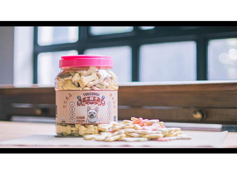 它它 杂锦罐装磨牙防口臭饼干1kg 狗零食