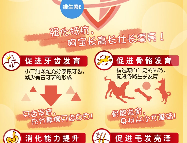 宝路 幼犬粮肉类蛋奶蔬菜谷物配方狗粮4kg