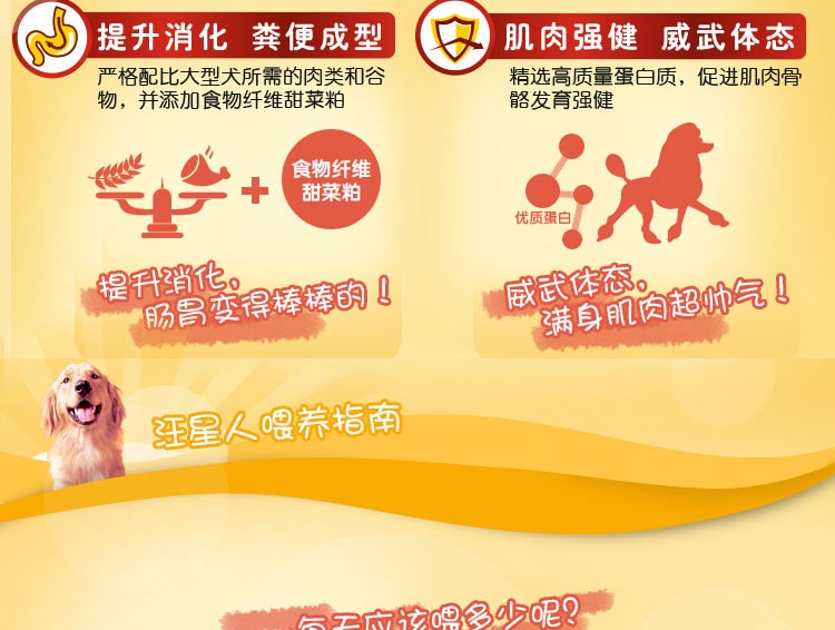 宝路Pedigree 牛肉味大型成犬粮 7.5kg 毛发柔亮