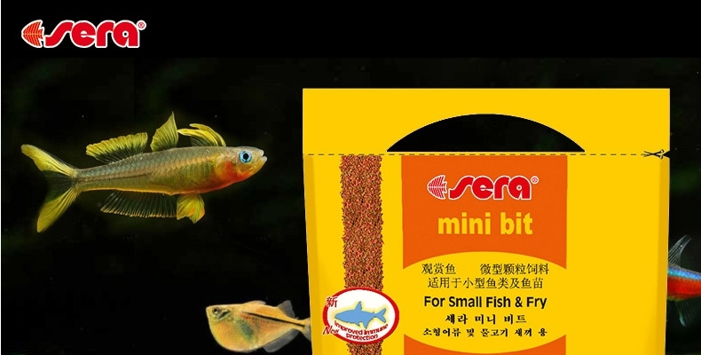 德国喜瑞SERA 观赏鱼微型颗粒鱼饲料