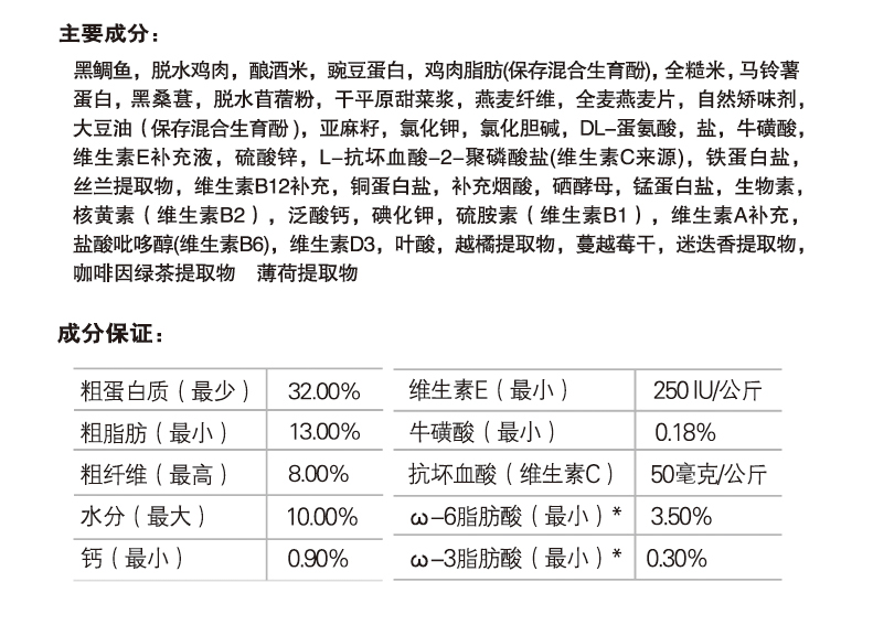 美食厨房 室内成猫泌尿道猫粮 4磅1.8kg