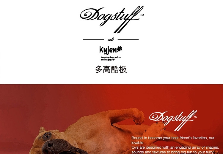 美国酷极Kyjen 单孔水晶漏食球 狗狗玩具