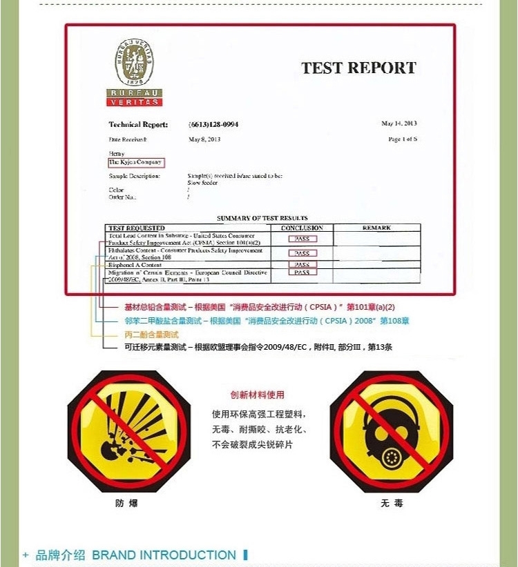 酷极Kyjen 益智时尚水滴型慢食盆缓食碗 多规格