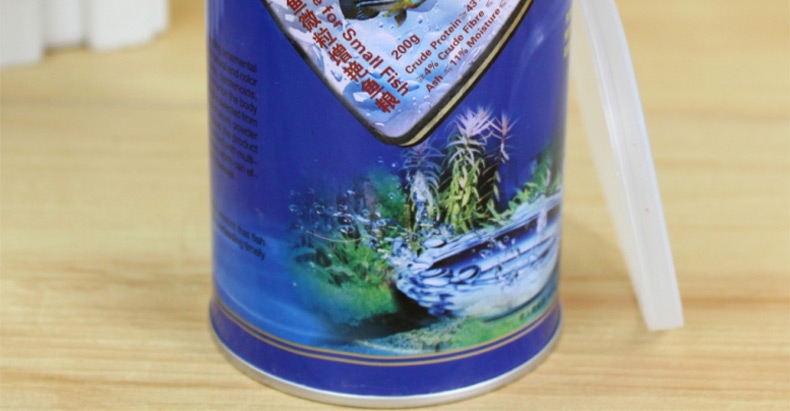 水亿方小型鱼微粒灯科孔雀剑鱼小型幼鱼饲料200G