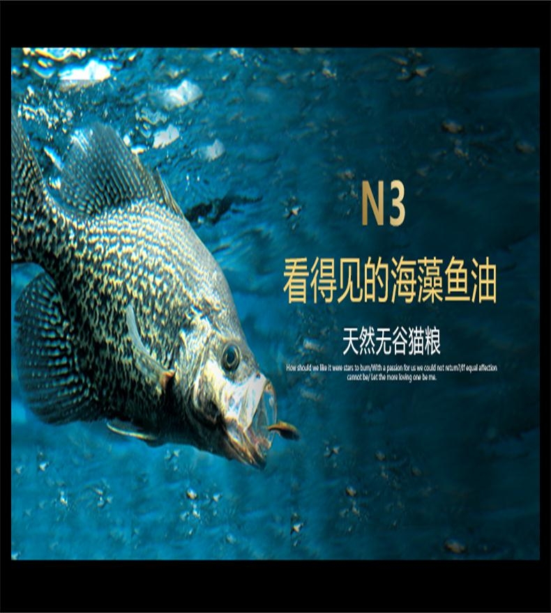 BOTH N3成猫粮三文鱼海藻天然无谷美毛防毛球猫粮(4lb)1.8kg C63