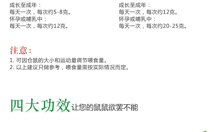 KY128凯莉仓鼠水果主粮600g