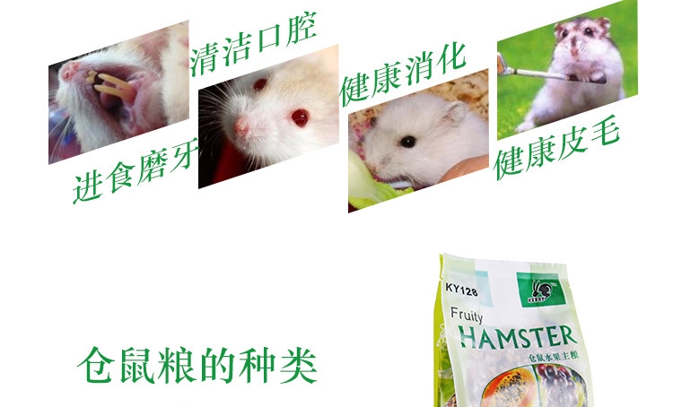 KY128凯莉仓鼠水果主粮600g