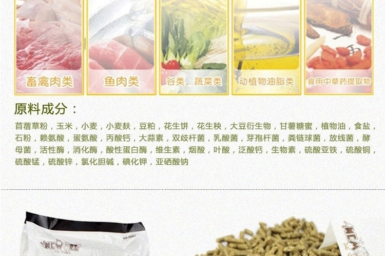 NEW AGE健康天竺鼠/荷兰猪粮3kg